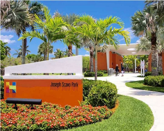 Entrada de Joseph Scavo Park